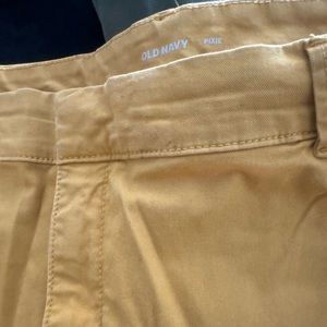 Khaki old navy pixie pants